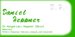 daniel heppner business card